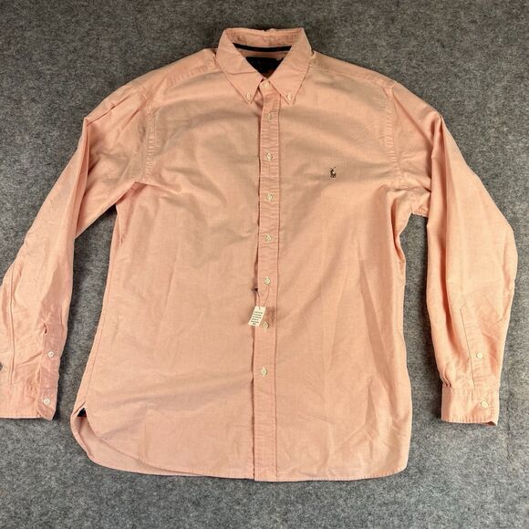 Polo Ralph Lauren Oxford Button Down size XXL Tall Color Peach NWT - Picture 3 of 7